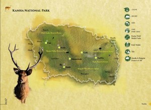 Indian wildlife guidebook, Kanha National Park, Bandhavgarh National Park, Pench, Panna, Satpura